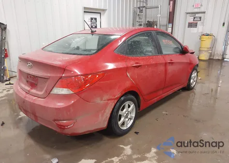 2013 Hyundai Accent Gls z USA, uszkodzony, nr VIN KMHCT4AE5DU534563